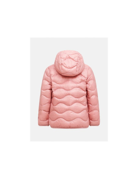 Kurtka puchowa juniorska peak performance jr helium down hood jacket kolor różowy