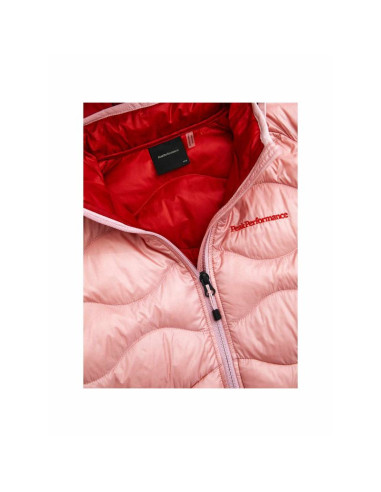 Kurtka puchowa juniorska peak performance jr helium down hood jacket kolor różowy