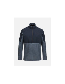 Bluza męska peak performance m freelight alpha half zip kolor granatowy