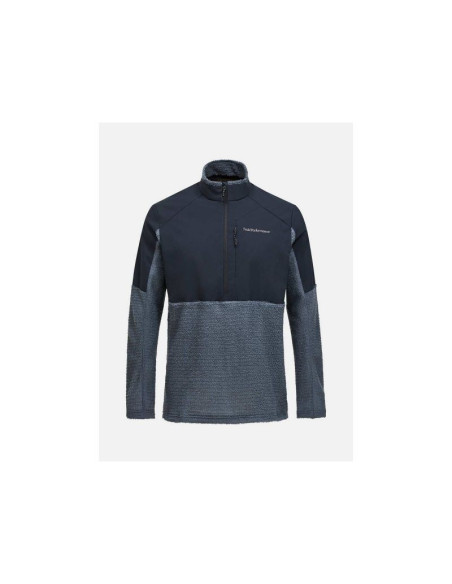 Bluza męska peak performance m freelight alpha half zip kolor granatowy