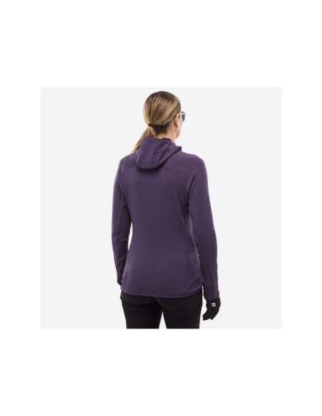 Bluza damska millet fusion grid hoodie w fioletowa