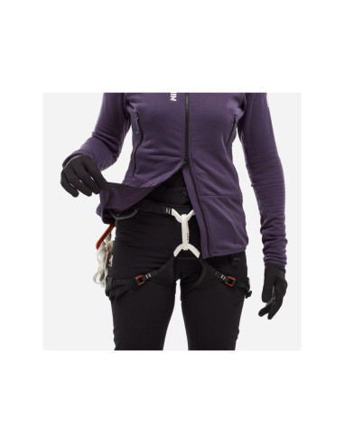 Bluza damska millet fusion grid hoodie w fioletowa