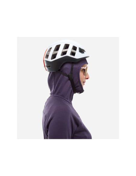 Bluza damska millet fusion grid hoodie w fioletowa