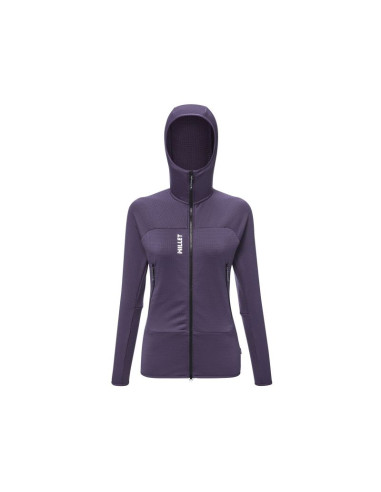 Bluza damska millet fusion grid hoodie w fioletowa