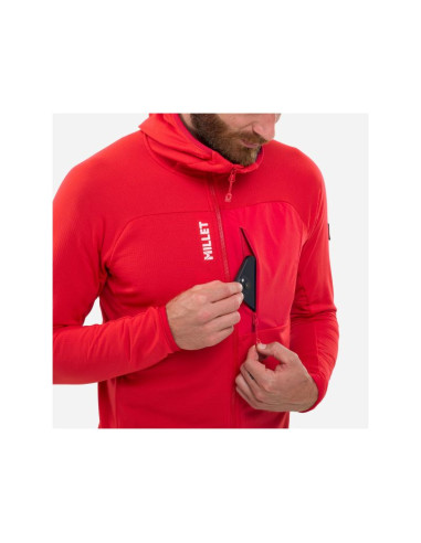 Bluza męska millet trilogy icon lightgrid hd m czerwona