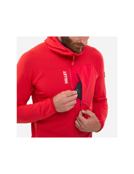 Bluza męska millet trilogy icon lightgrid hd m czerwona