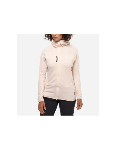 Bluza damska millet fusion grid hoodie w jasny róż