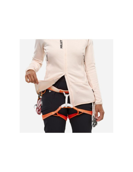Bluza damska millet fusion grid hoodie w jasny róż