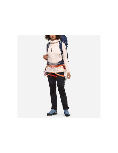 Bluza damska millet fusion grid hoodie w jasny róż