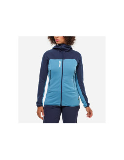 Bluza damska millet fusion grid hoodie w niebieska