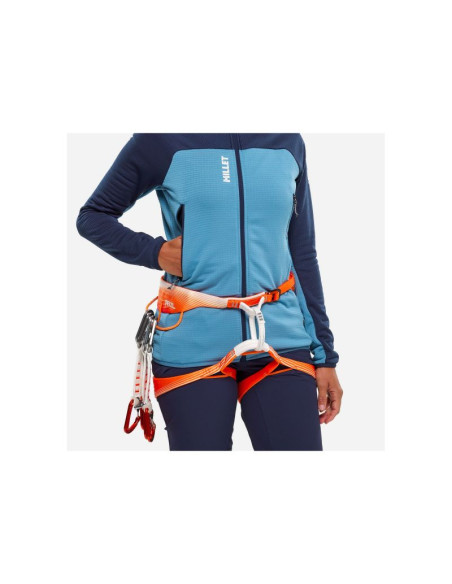 Bluza damska millet fusion grid hoodie w niebieska
