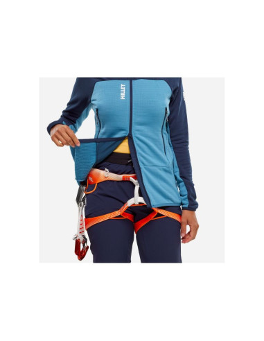 Bluza damska millet fusion grid hoodie w niebieska