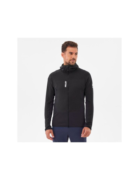 Kurtka millet m fusion grid hoodie czarny