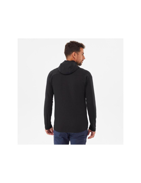 Kurtka millet m fusion grid hoodie czarny