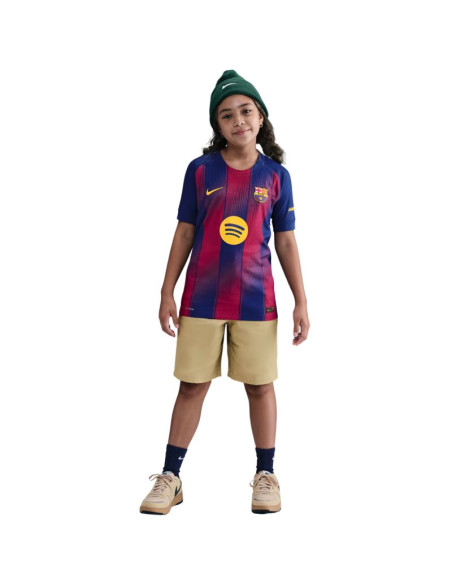 Koszulka dla dzieci nike fc barcelona 2025/26 match home granatowo-bordowa hj5216 456