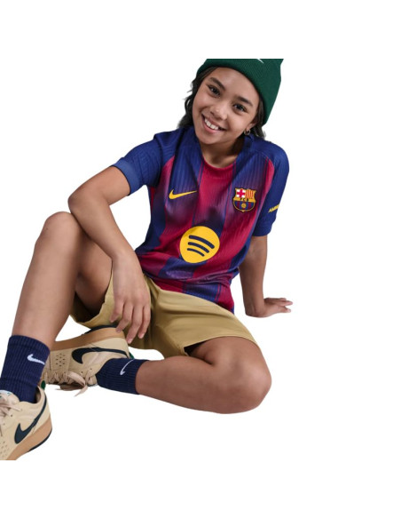 Koszulka dla dzieci nike fc barcelona 2025/26 match home granatowo-bordowa hj5216 456