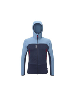 Bluza męska millet fusion grid hoodie m niebieska