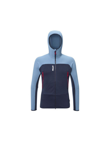 Bluza męska millet fusion grid hoodie m niebieska