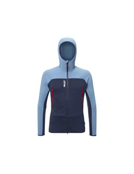 Bluza męska millet fusion grid hoodie m niebieska