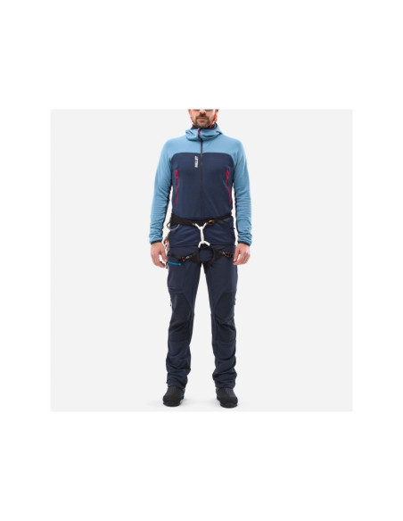 Bluza męska millet fusion grid hoodie m niebieska