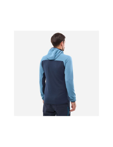 Bluza męska millet fusion grid hoodie m niebieska