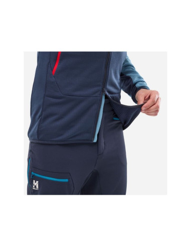 Bluza męska millet fusion grid hoodie m niebieska