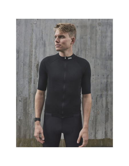 Koszulka rowerowa poc muse jersey - czarny
