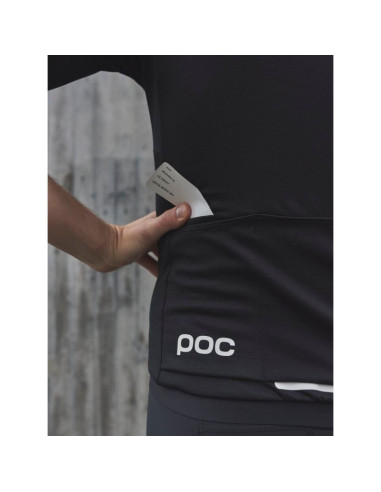 Koszulka rowerowa poc muse jersey - czarny