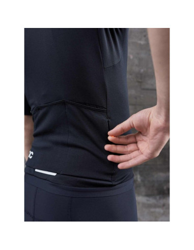 Koszulka rowerowa poc muse jersey - czarny