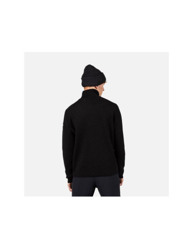 Sweter męski rossignol signature hz sweater czarny