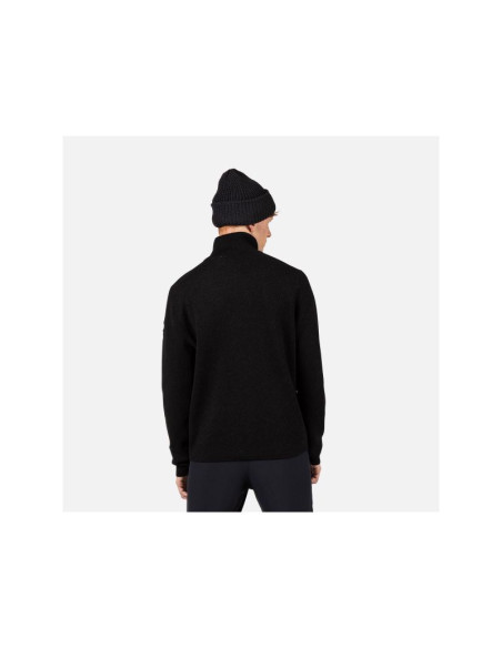 Sweter męski rossignol signature hz sweater czarny