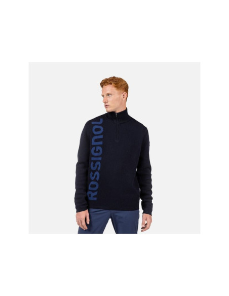 Sweter rossignol signature hz sweater granatowy