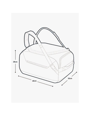 Torba podróżna evoc duffle bag 40 l violet - black