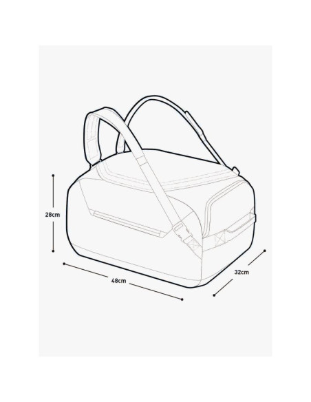 Torba podróżna evoc duffle bag 40 l violet - black