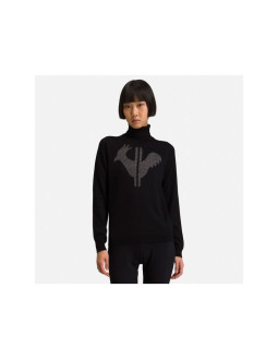 Sweter rossignol w classic roll neck czarny