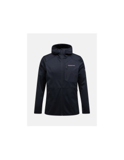 Bluza peak performance m utility light zip hood czarny