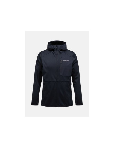 Bluza peak performance m utility light zip hood czarny
