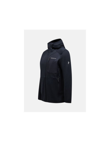 Bluza peak performance m utility light zip hood czarny