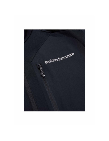Bluza peak performance m utility light zip hood czarny