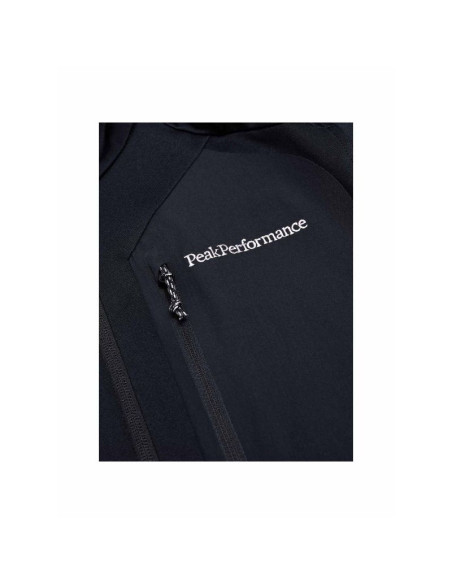 Bluza peak performance m utility light zip hood czarny