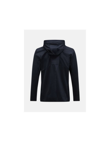 Bluza peak performance m utility light zip hood czarny
