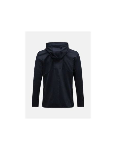 Bluza peak performance m utility light zip hood czarny