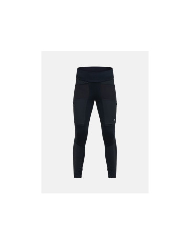 Legginsy damskie peak performance w ascent track tights kolor czarny