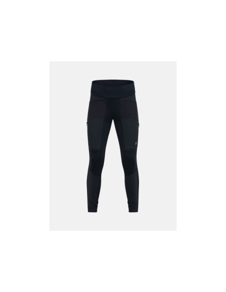 Legginsy damskie peak performance w ascent track tights kolor czarny