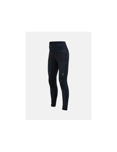 Legginsy damskie peak performance w ascent track tights kolor czarny