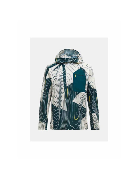 Bluza męska peak performance m freelight aop polartec alpha hood kolor multikolor