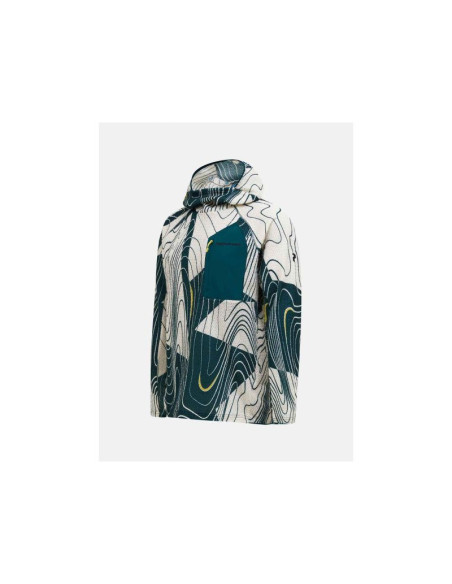 Bluza męska peak performance m freelight aop polartec alpha hood kolor multikolor