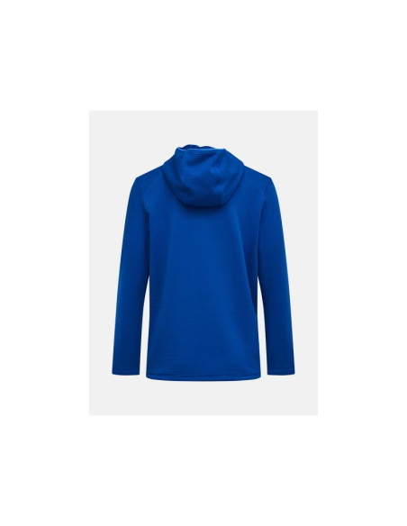 Bluza męska peak performance m trail polartec power grid zip hood kolor niebieski