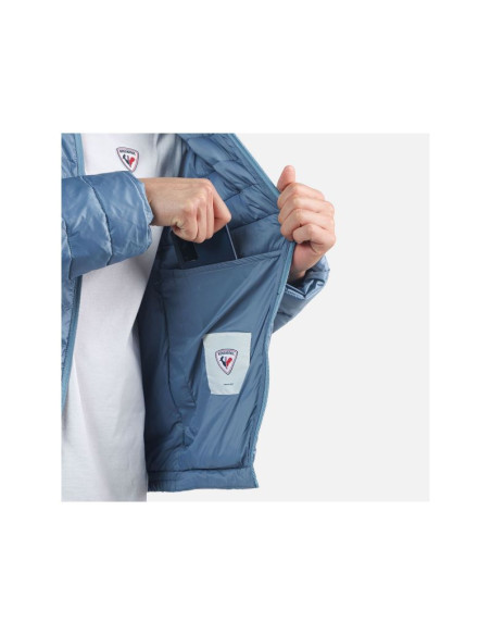 Kurtka męska rossignol rossi light hood jkt niebieska