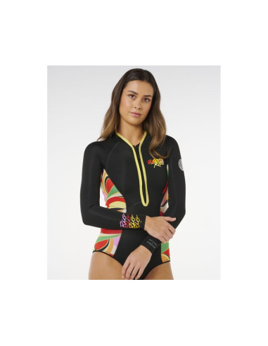 Pianka damska rip curl g-bomb 1.5 ls fz full spr multikolor